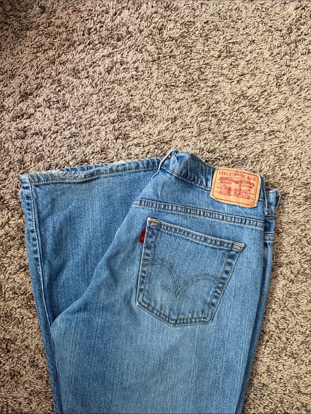 ❄️ Levi’s 515 • Classic Light Blue Bootcut Jeans • Women’s 8 M - Picture 4 of 16